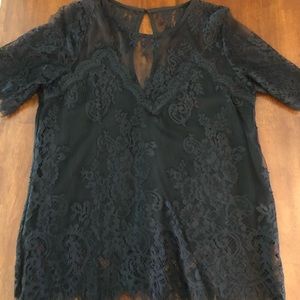 Lulu’s Lace Top, Medium, Black